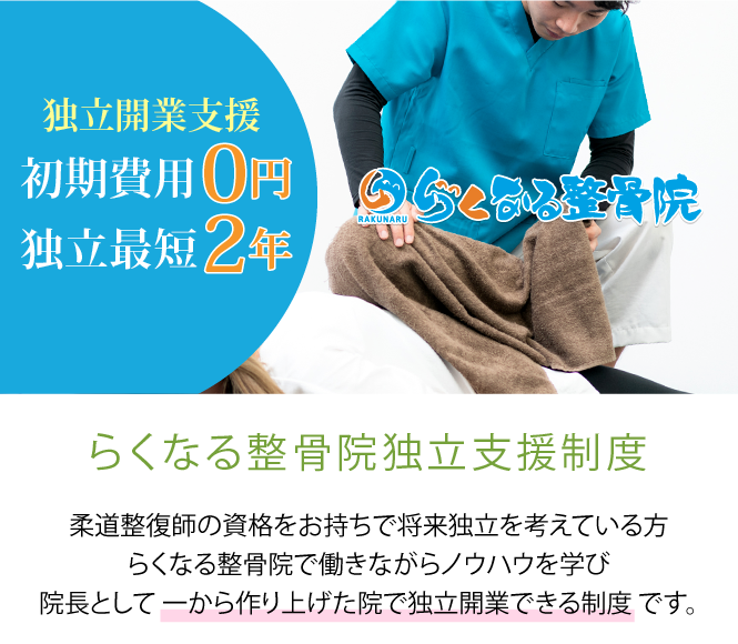 独立開業支援制度株式会社らくなる
